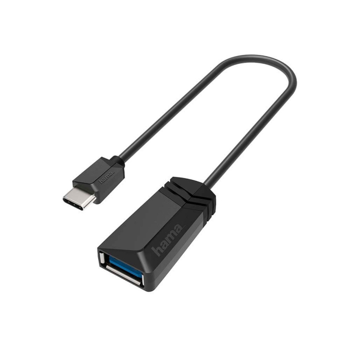 Hama Adapter USB-OTG USB-C-USB 3.2 Gen 1 5Gbit/s Black in the group COMPUTERS & PERIPHERALS / Computer cables / USB / USB-A / Adapters at TP E-commerce Nordic AB (C30960)