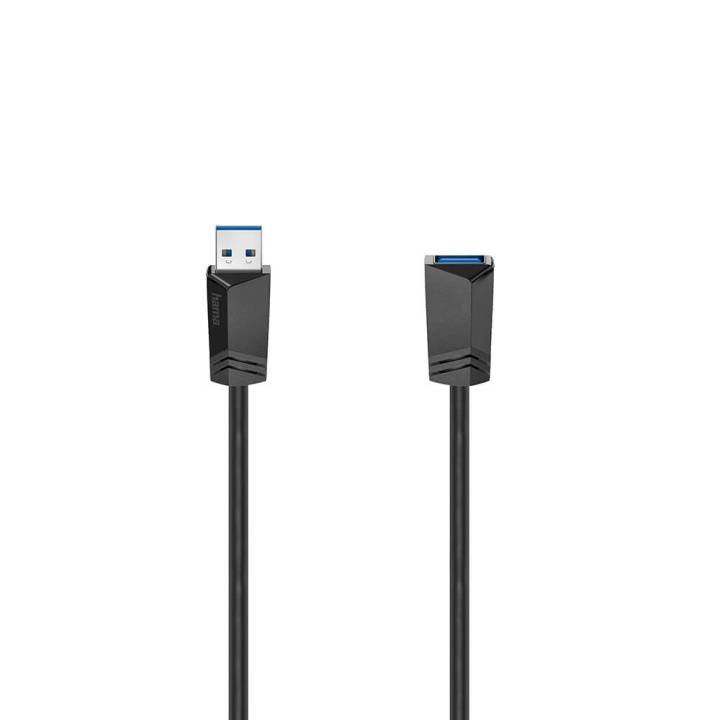 Hama Cable USB Extension 3.0 5 Gbit/s 1.5m Black in the group COMPUTERS & PERIPHERALS / Computer cables / USB / USB-A / Cables at TP E-commerce Nordic AB (C30967)