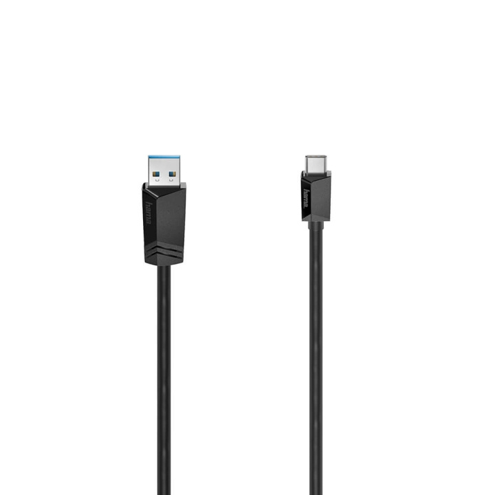 Hama Cable USB-C - USB-A USB 3.2 5 Gbit/s 0.75m Black in the group COMPUTERS & PERIPHERALS / Computer cables / USB / USB-C at TP E-commerce Nordic AB (C30972)