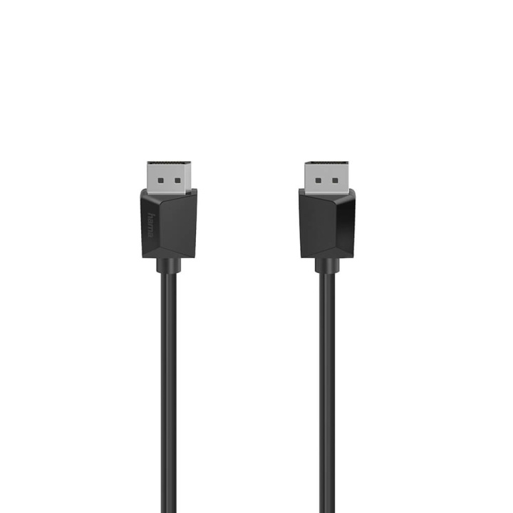 Hama Cable DisplayPort 1.2 Ultra-HD 4K 3m Black in the group HOME ELECTRONICS / Cables & Adapters / HDMI / Cables at TP E-commerce Nordic AB (C30981)