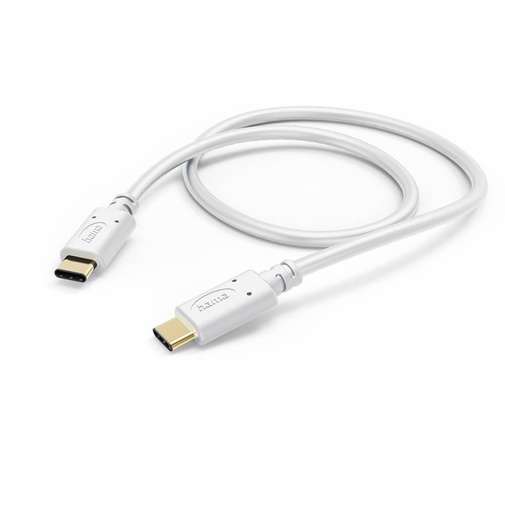Hama Charging Cable USB-C White 1.5m in the group SMARTPHONE & TABLETS / Chargers & Cables / Cables / Cables Type C at TP E-commerce Nordic AB (C30995)