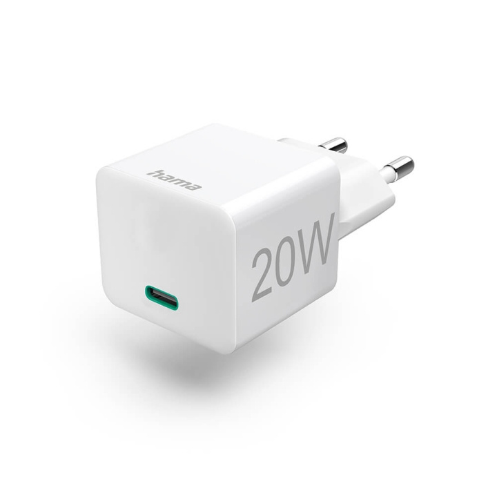 Hama Charger 220V USB-C PD/Qualcomm 20W White in the group SMARTPHONE & TABLETS / Chargers & Cables / Adapters at TP E-commerce Nordic AB (C30998)