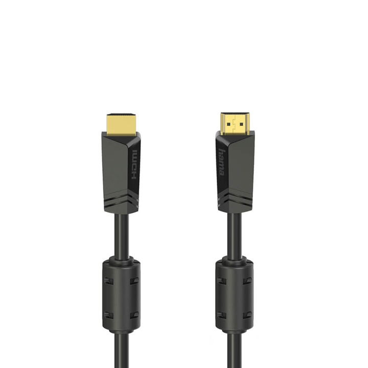 Hama Cable HDMI High Speed 4K 18 Gbit/s 10.0m Gold in the group HOME ELECTRONICS / Cables & Adapters / HDMI / Cables at TP E-commerce Nordic AB (C31009)