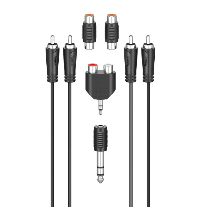 Hama RCA Connection Kit 2.5m in the group HOME ELECTRONICS / Cables & Adapters / RCA / Cables at TP E-commerce Nordic AB (C31023)