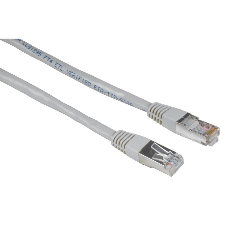 Hama Kabel Nätverk CAT5e STP 25p Bulk Grå 5m in the group COMPUTERS & PERIPHERALS / Computer cables / Network cables / Cat5e at TP E-commerce Nordic AB (C31068)
