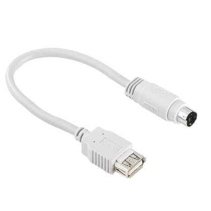 Hama Mouse Adapter, 6-pin mini DIN plug - USB-A socket, 0.15 m in the group COMPUTERS & PERIPHERALS / Computer cables / USB / USB-A / Adapters at TP E-commerce Nordic AB (C31076)