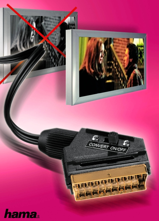 Hama Kabel Kit Scart-S-video Hane-Hane Guld Svart 5m in the group HOME ELECTRONICS / Cables & Adapters / Scart at TP E-commerce Nordic AB (C31083)