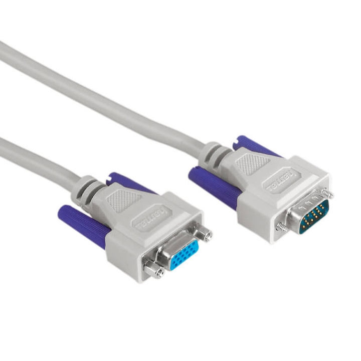 Hama VGA Extension Cable, shielded , 1.80 m in the group COMPUTERS & PERIPHERALS / Computer cables / VGA / Cables at TP E-commerce Nordic AB (C31085)