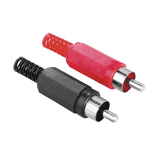 Hama RCA Plug, solderable, 2 piece s in the group HOME ELECTRONICS / Cables & Adapters / RCA / Adapters at TP E-commerce Nordic AB (C31088)