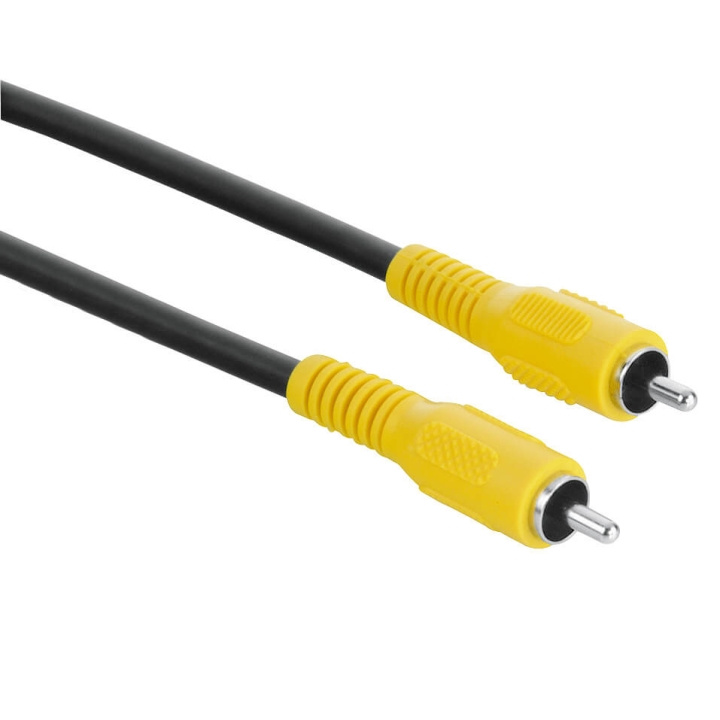 Hama Video Cable, RCA plug - RCA p lug, 3 m in the group HOME ELECTRONICS / Cables & Adapters / RCA / Cables at TP E-commerce Nordic AB (C31092)