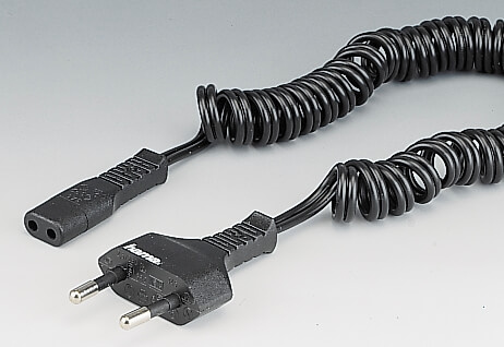 Hama Nätkabel 2-pol 1,5m svart rakapparatkabel in the group BEAUTY & HEALTH / Hair & Styling / Shaving & Trimming / Shavers accessories at TP E-commerce Nordic AB (C31102)