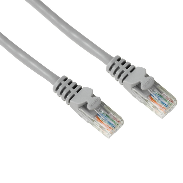 Hama CAT 5e Network Cable UTP, gre y, 3.00 m in the group COMPUTERS & PERIPHERALS / Computer cables / Network cables / Cat5e at TP E-commerce Nordic AB (C31109)