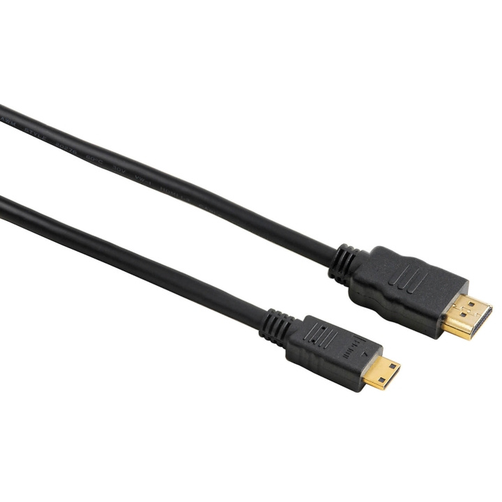 Hama Kabel HDMI A-C Guld Svart 2.0m in the group HOME ELECTRONICS / Cables & Adapters / HDMI / Cables at TP E-commerce Nordic AB (C31160)
