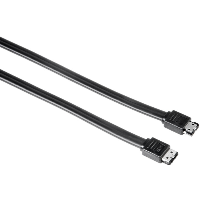 Hama eSATA II Data Cable, external , 0.90 m in the group COMPUTERS & PERIPHERALS / Computer cables / Internal / SATA at TP E-commerce Nordic AB (C31164)