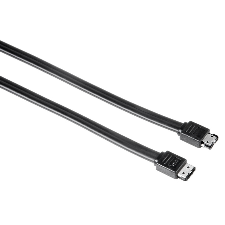 Hama Kabel SATA II Extern Svart 0.9m in the group COMPUTERS & PERIPHERALS / Computer cables / Internal / SATA at TP E-commerce Nordic AB (C31164)