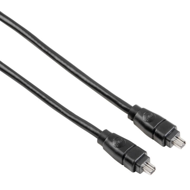 HAMA Kabel FireWire 4-4 Svart 2m in the group COMPUTERS & PERIPHERALS / Computer cables / Firewire at TP E-commerce Nordic AB (C31181)