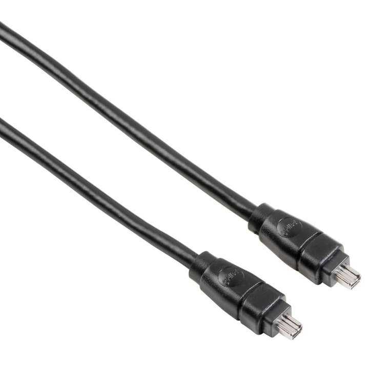 Hama Kabel FireWire 4-4 Svart 2m in the group COMPUTERS & PERIPHERALS / Computer cables / Firewire at TP E-commerce Nordic AB (C31181)