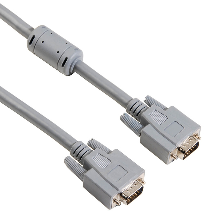 HAMA Kabel VGA Hane-Hane 1.8m in the group COMPUTERS & PERIPHERALS / Computer cables / VGA / Cables at TP E-commerce Nordic AB (C31183)