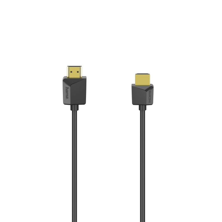 Hama Kabel HDMI Ethernet Flexislim Svart 3m in the group HOME ELECTRONICS / Cables & Adapters / HDMI / Cables at TP E-commerce Nordic AB (C31187)