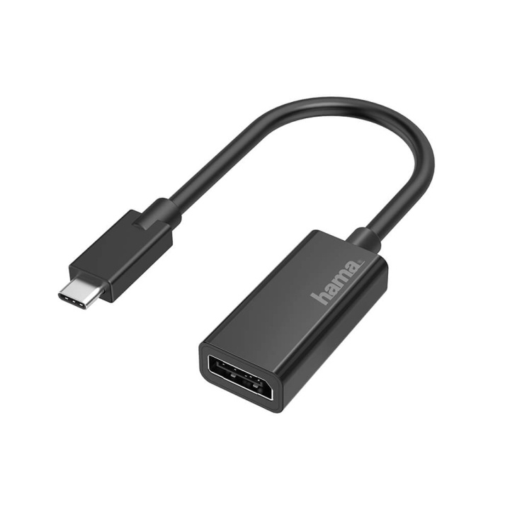 Hama Adapter Video USB-C to DisplayPort Ultra-HD 4K in the group COMPUTERS & PERIPHERALS / Computer cables / DisplayPort / Adapters at TP E-commerce Nordic AB (C31205)