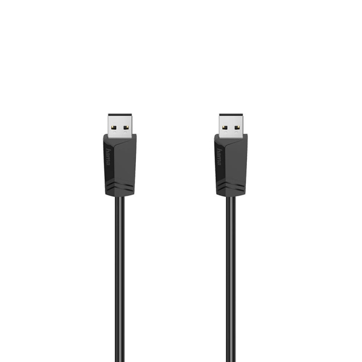 Hama Cable USB A-A Black 1.5m in the group COMPUTERS & PERIPHERALS / Computer cables / USB / USB-A / Cables at TP E-commerce Nordic AB (C31209)