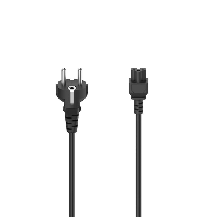 Hama Mains Cable 3-Pin Black 1.5m in the group COMPUTERS & PERIPHERALS / Computer cables / Device kable at TP E-commerce Nordic AB (C31222)