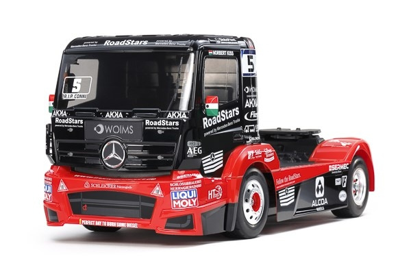 TAMIYA 1/14 R/C Tankpool24 Mercedes (TT-01-E) / NO ESC in the group TOYS, KIDS & BABY PRODUCTS / Radio controlled / RC cars at TP E-commerce Nordic AB (C31660)