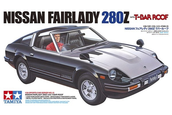 TAMIYA 1/24 Nissan Fairlady 280Z with T-Bar Roof in the group Sport, leisure & Hobby / Hobby / Plastic models / Cars at TP E-commerce Nordic AB (C31680)