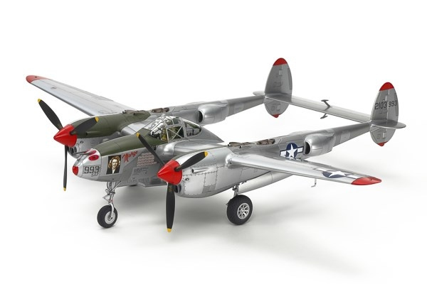 TAMIYA 1/48 Lockheed® P-38®J Lightning® in the group Sport, leisure & Hobby / Hobby / Plastic models / Airplanes/Helicopters at TP E-commerce Nordic AB (C31693)