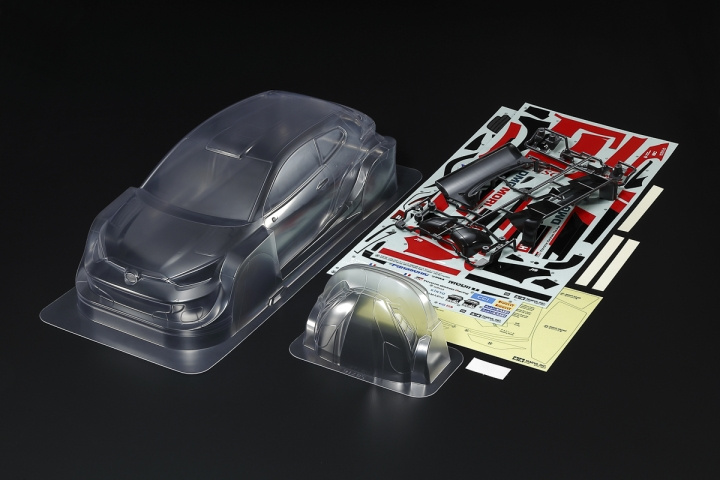TAMIYA 1/10 Scale R/C Toyota GAZOO Yaris Body Parts Set in the group TOYS, KIDS & BABY PRODUCTS / Radio controlled / Spare parts & Extra accessories / TAMIYA at TP E-commerce Nordic AB (C31748)