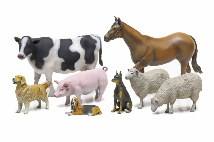 TAMIYA 1/35 Livestock Set II in the group Sport, leisure & Hobby / Hobby / Plastic models / Figures at TP E-commerce Nordic AB (C31760)