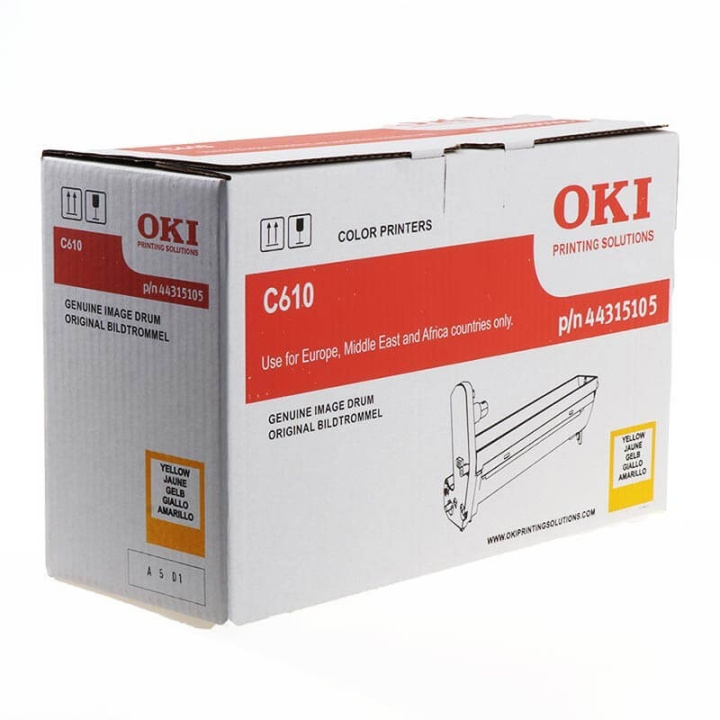 OKI Drum 44315105 Yellow in the group COMPUTERS & PERIPHERALS / Printers & Accessories / Ink & Toner / Drums / OKI at TP E-commerce Nordic AB (C32203)