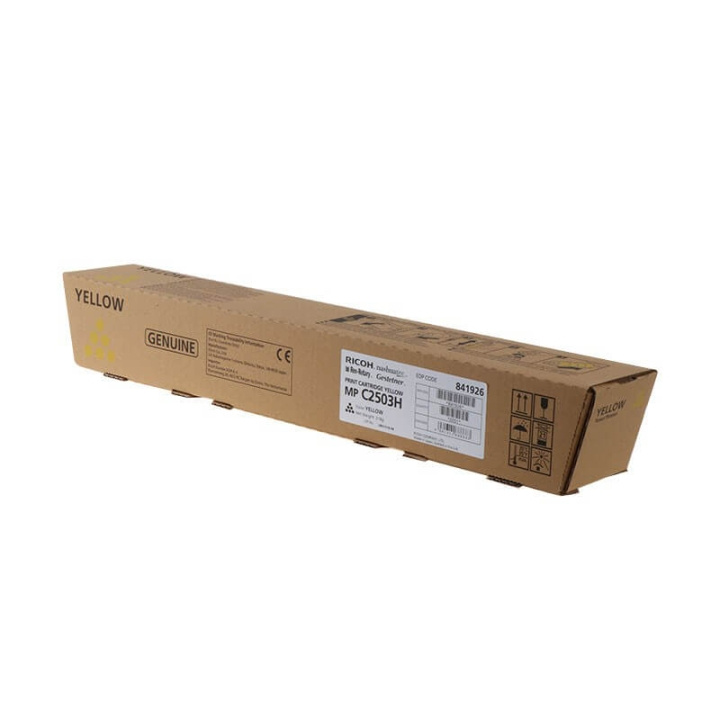 Ricoh Toner 841926 MP C2503H Gul in the group COMPUTERS & PERIPHERALS / Printers & Accessories / Ink & Toner / Toner / Others at TP E-commerce Nordic AB (C32212)