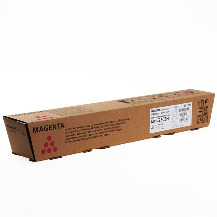 Ricoh Toner 841927 MP C2503H Magenta in the group COMPUTERS & PERIPHERALS / Printers & Accessories / Ink & Toner / Toner / Others at TP E-commerce Nordic AB (C32213)