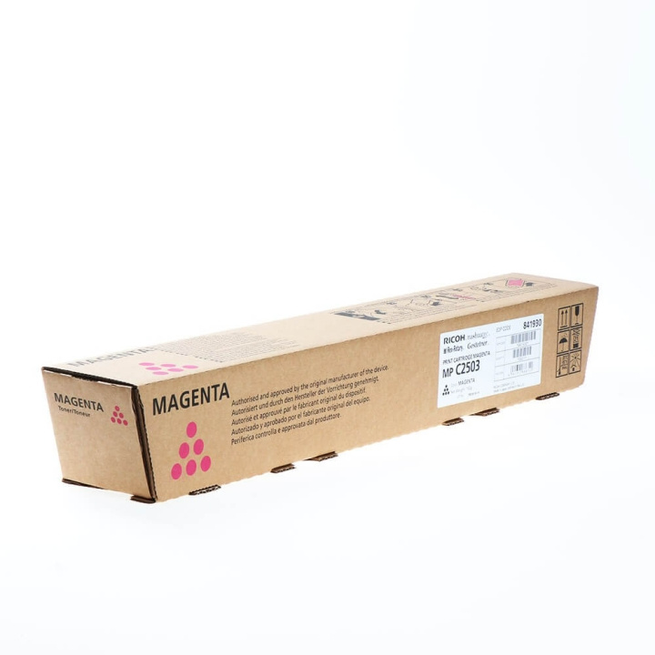Ricoh Toner 841930 MP C2503 Magenta in the group COMPUTERS & PERIPHERALS / Printers & Accessories / Ink & Toner / Toner / Others at TP E-commerce Nordic AB (C32216)