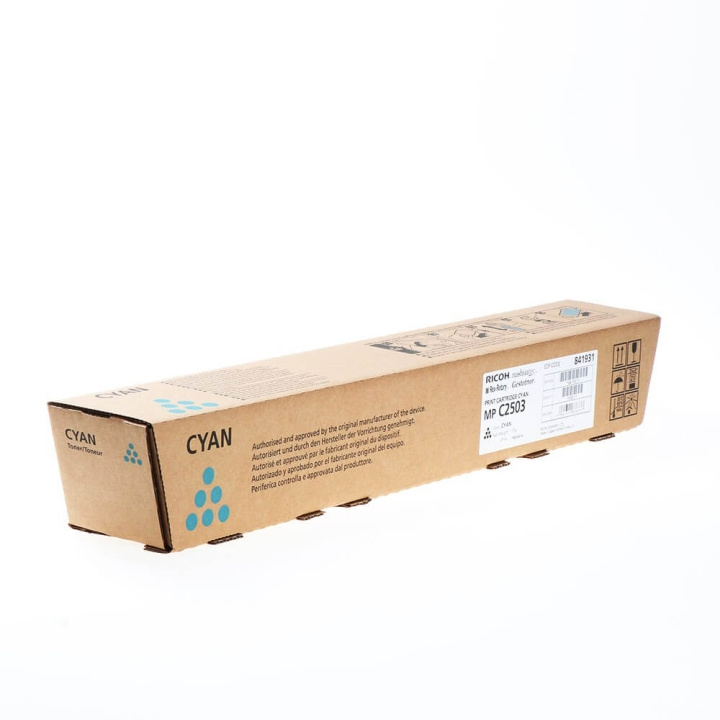 Ricoh Toner 841931 MP C2503 Cyan in the group COMPUTERS & PERIPHERALS / Printers & Accessories / Ink & Toner / Toner / Others at TP E-commerce Nordic AB (C32217)