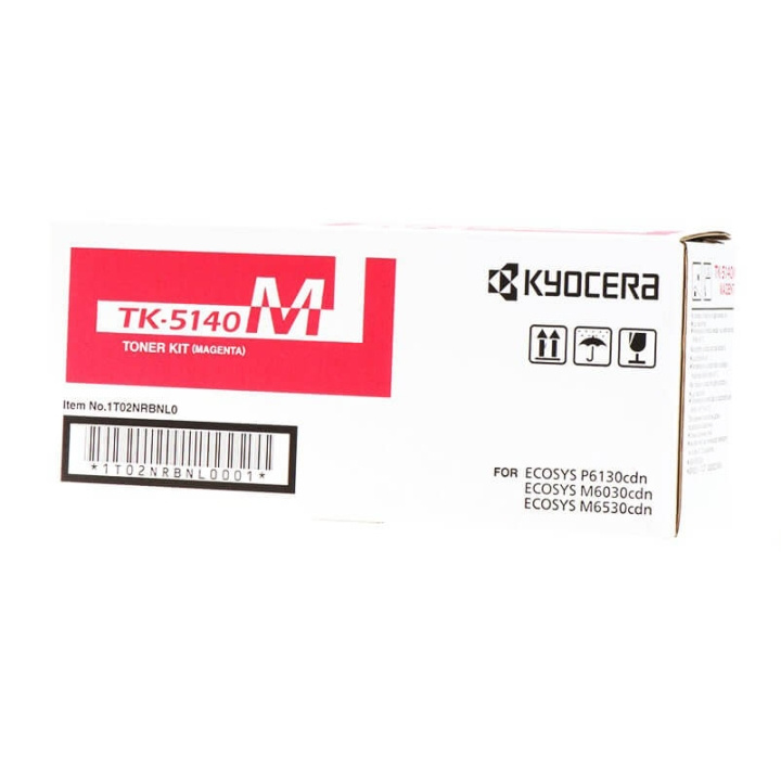 Kyocera Toner 1T02NRBNL0 TK-5140 Magenta in the group COMPUTERS & PERIPHERALS / Printers & Accessories / Ink & Toner / Toner / Kyocera at TP E-commerce Nordic AB (C32239)