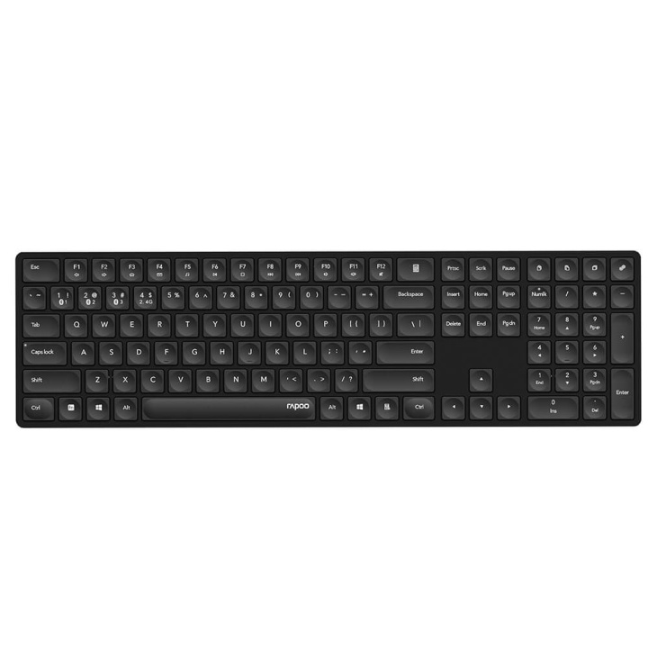 Rapoo Keyboard E8020 Multi-Mode Wireless Ultra-slim in the group COMPUTERS & PERIPHERALS / Mice & Keyboards / Keyboards / Wireless at TP E-commerce Nordic AB (C32262)