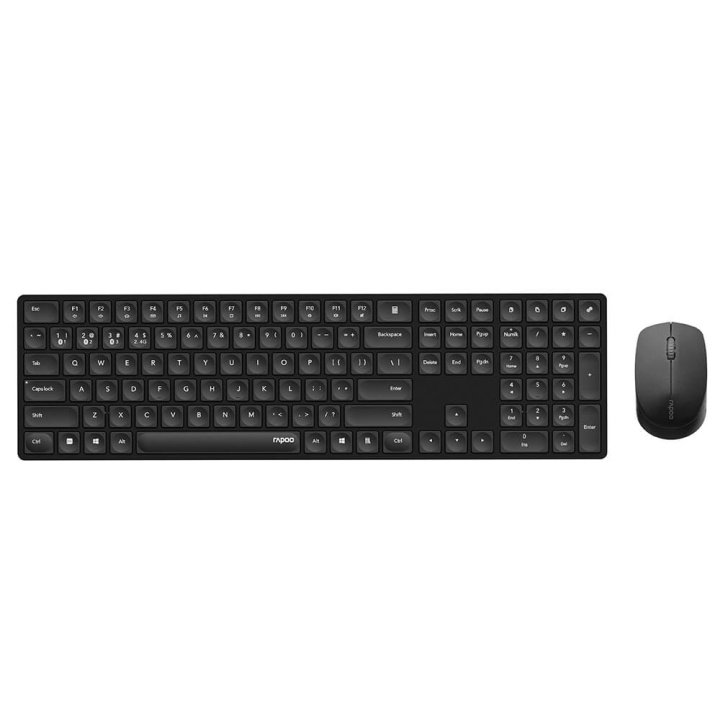 RAPOO Keyboard/Mice Set 8020M Wireless Multi-Mode Black in the group COMPUTERS & PERIPHERALS / Mice & Keyboards / Keyboards / Wireless at TP E-commerce Nordic AB (C32263)