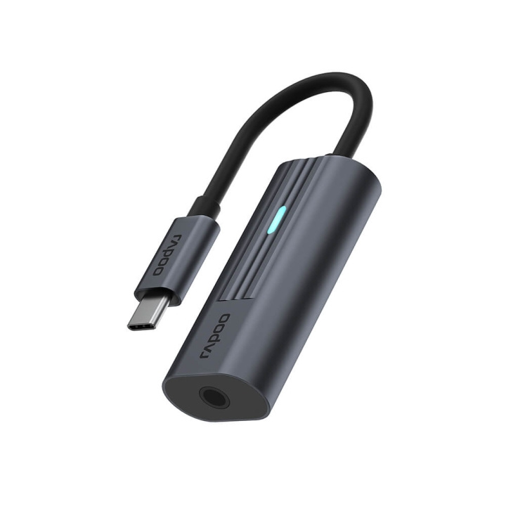 Rapoo Adapter USB-C UCA-1002 USB-C to 3.5mm Audio in the group HOME ELECTRONICS / Cables & Adapters / Audio analog / Adapters at TP E-commerce Nordic AB (C32268)