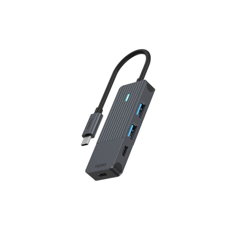 Rapoo USB-C Hub UCH-4003 USB-C to USB-A & USB-C Hub in the group COMPUTERS & PERIPHERALS / Computer accessories / USB-Hubs at TP E-commerce Nordic AB (C32280)