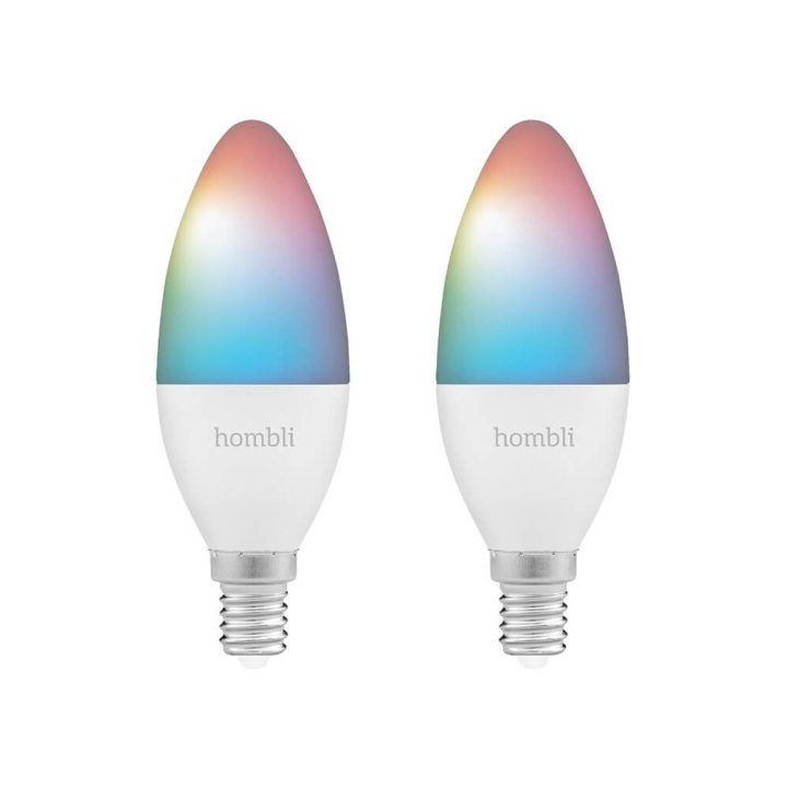 Hombli Smart Lampa E14 RGB Promo 2-Pack CCT in the group HOME ELECTRONICS / Lighting / LED lamps at TP E-commerce Nordic AB (C32283)