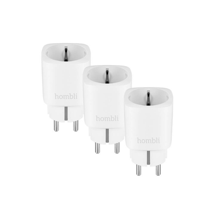 Hombli EU Smart Plug Promo Pack 2+1 White in the group HOME, HOUSEHOLD & GARDEN / Smart home / Smart plugs at TP E-commerce Nordic AB (C32305)