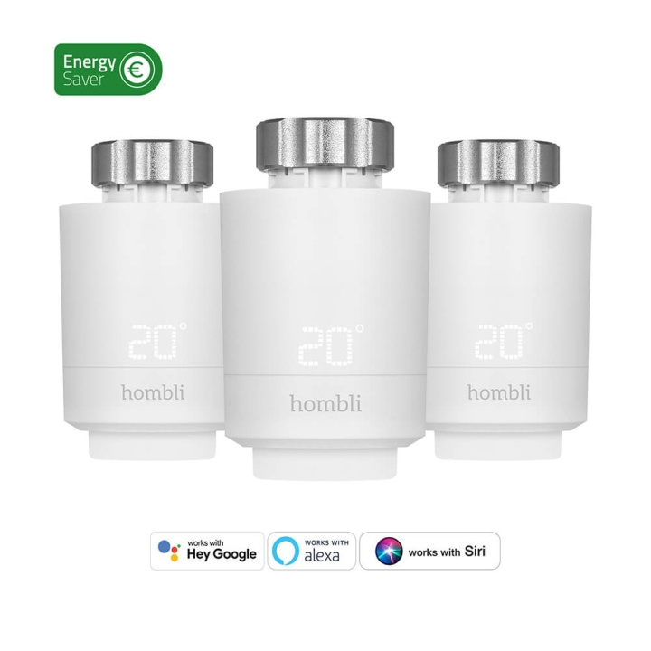 Hombli Smart Termostat Expansionspaket (2+1) in the group HOME, HOUSEHOLD & GARDEN / Smart home / Smart home systems at TP E-commerce Nordic AB (C32308)