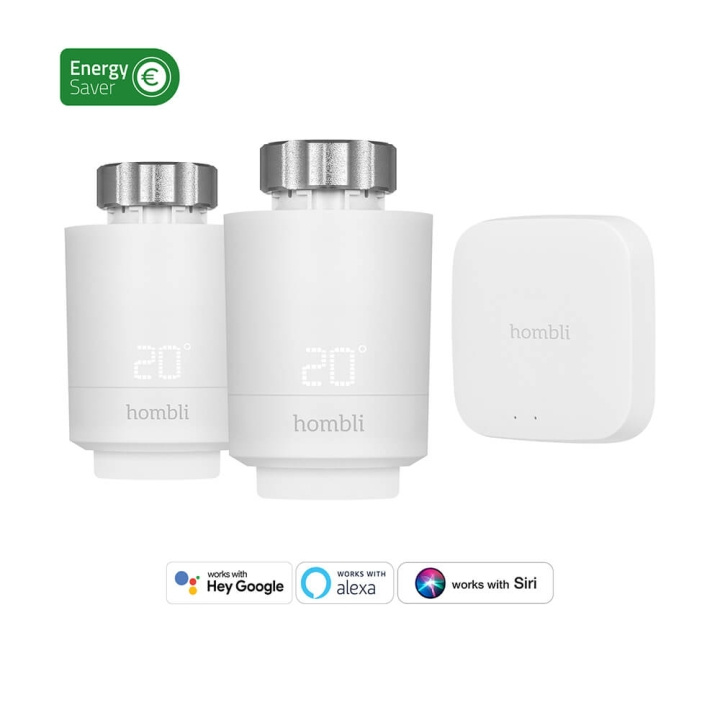 Hombli Smart Termostat Start Kit (2+BT Bridge) in the group HOME, HOUSEHOLD & GARDEN / Smart home / Smart home systems at TP E-commerce Nordic AB (C32309)