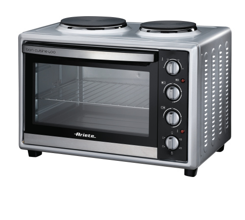 Ariete Oven w/hotplates, 40L, steel in the group HOME, HOUSEHOLD & GARDEN / Household appliances / Cooktops and Hot plates at TP E-commerce Nordic AB (C32349)