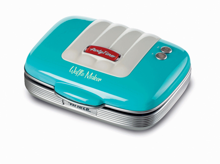 Ariete Party Time waffle maker Blue in the group HOME, HOUSEHOLD & GARDEN / Household appliances / Waffle irons at TP E-commerce Nordic AB (C32394)