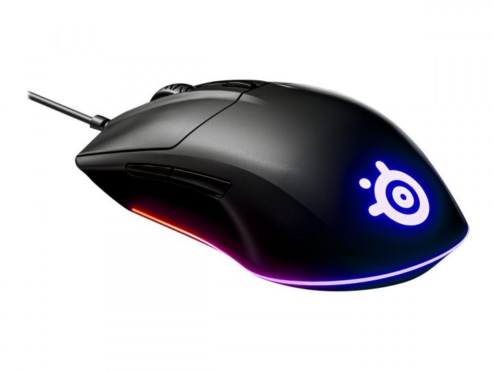 SteelSeries Rival 3 Optisk Kabling Sort in the group COMPUTERS & PERIPHERALS / GAMING / Mice at TP E-commerce Nordic AB (C32483)