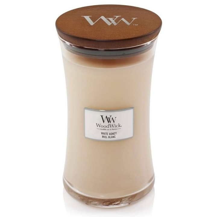 WoodWick Large - White Honey in the group BEAUTY & HEALTH / Fragrance & Perfume / Other fragrances / Scented candles at TP E-commerce Nordic AB (C32518)
