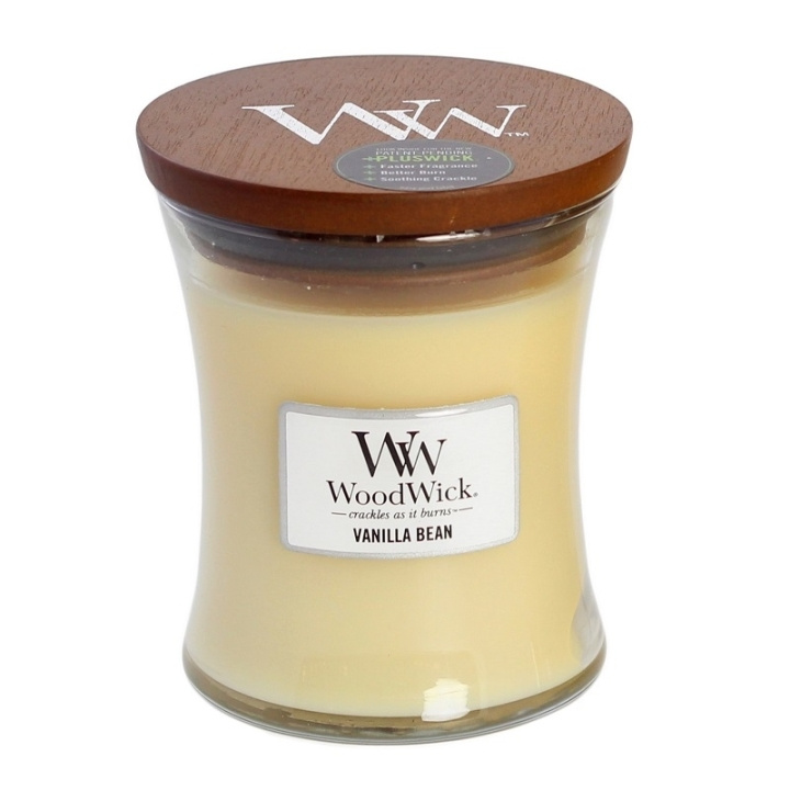 WoodWick Medium - Vanilla Bean in the group BEAUTY & HEALTH / Fragrance & Perfume / Other fragrances / Scented candles at TP E-commerce Nordic AB (C32529)